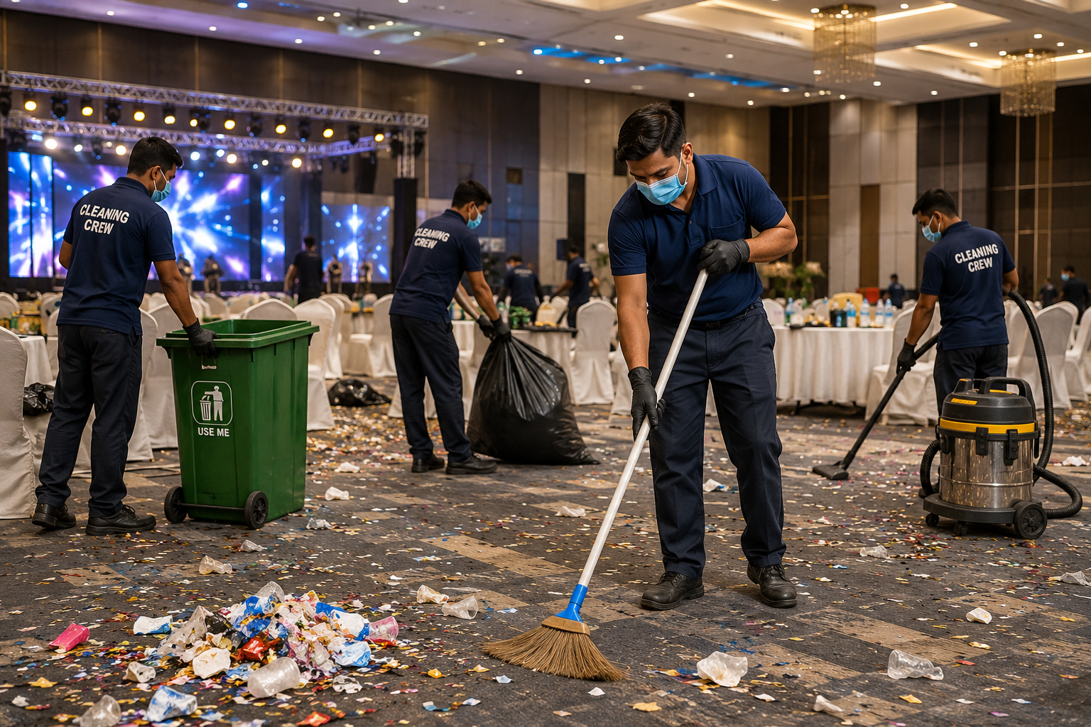 Post-Event Cleaning & Sanitation